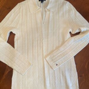 Vintage Tommy Hilfiger Ivory Cable Knit Sweater